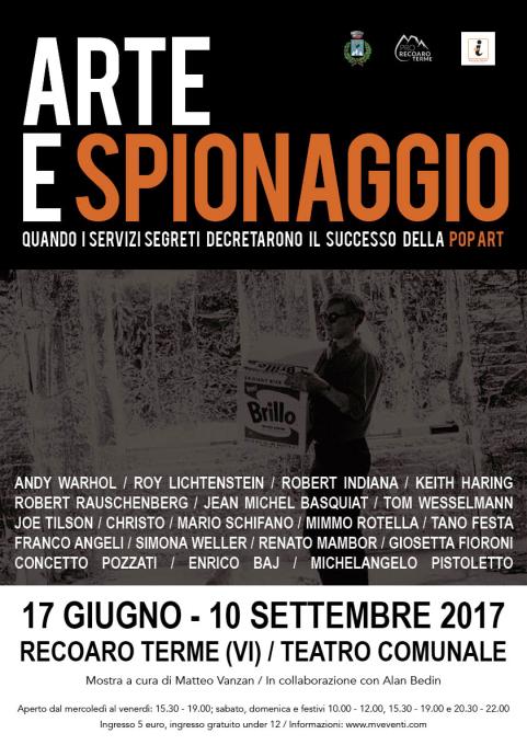 Arte e Spionaggio. Mostra a cura di Matteo Vanzan in collaborazione con Alan Bedin.