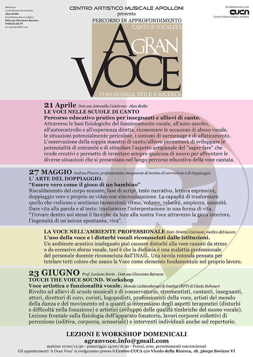 A Gran Voce_locandina 2018