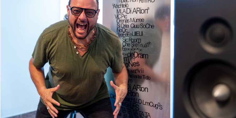 Alan Bedin, Musica Spontanea a Futurismi contemporanei 2025. Foto di Francesco Marangoni