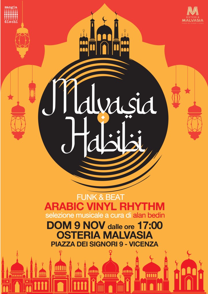Alan Bedin. Habibi
 FUNK & BEAT ARABIC VINYL RHYTHM selezione musicale a cura di Alan Bedin